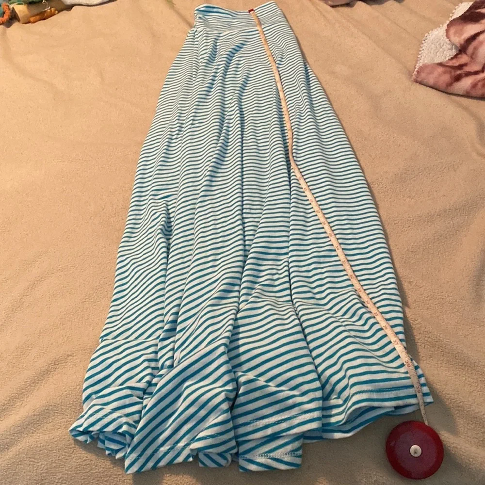 2 striped ankle length skirts!